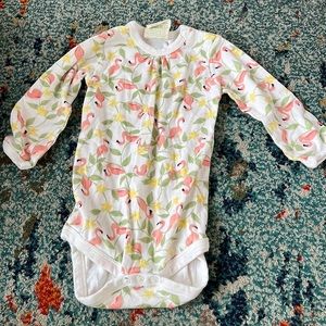 Flamingo Print Onesie